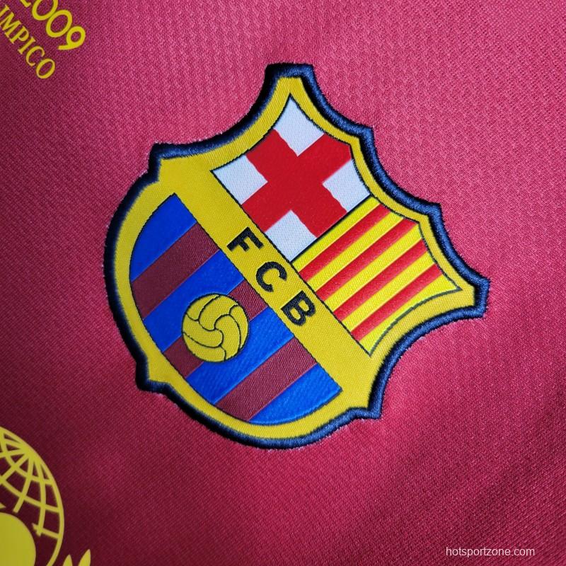 Retro 08-09 Barcelona Home Soccer Jersey