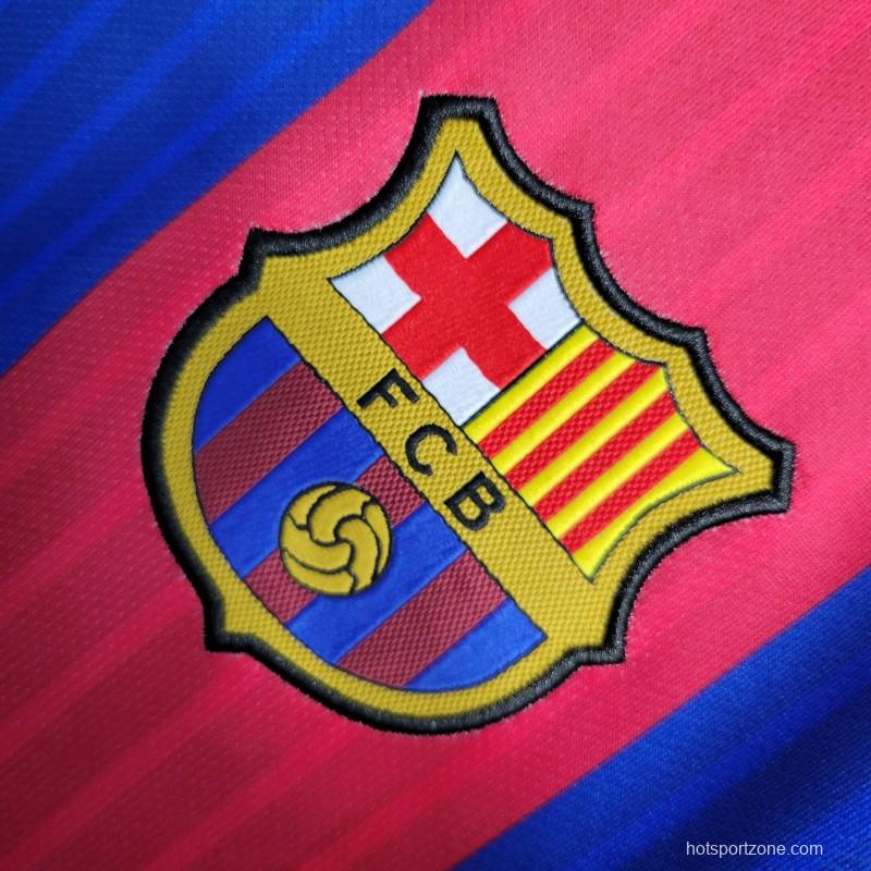 Retro 16-17 Barcelona Home Soccer Jersey