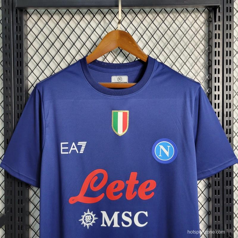 23/24 Napoli Blue Training Jersey
