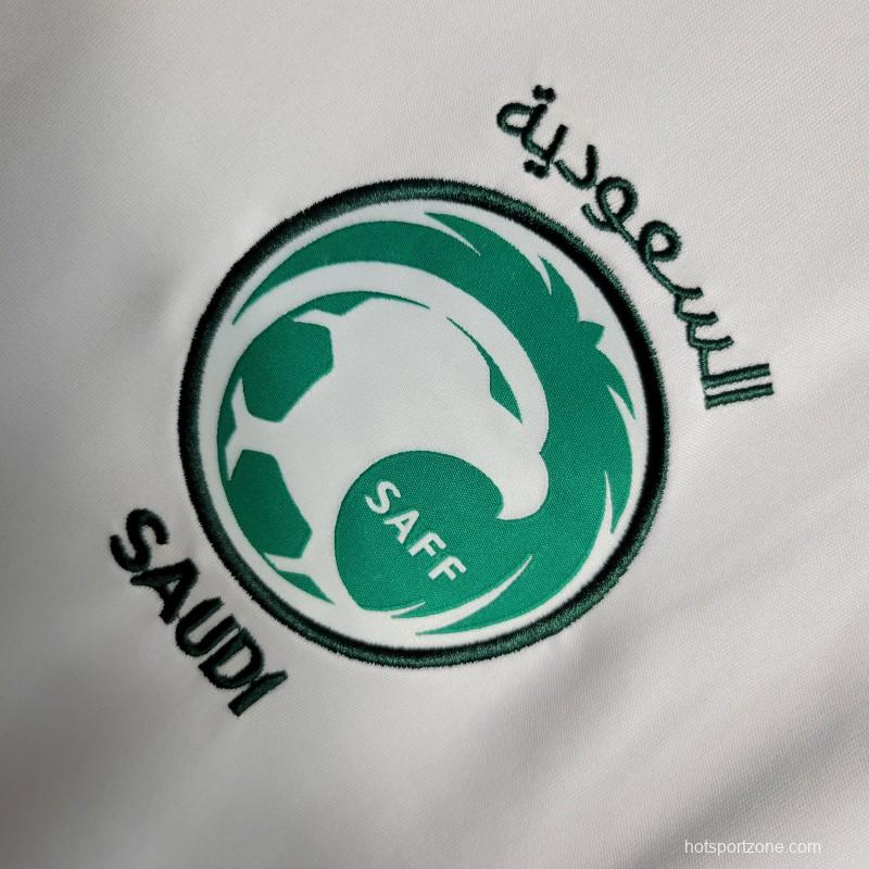 23-24 Saudi Arabia Away White Jersey