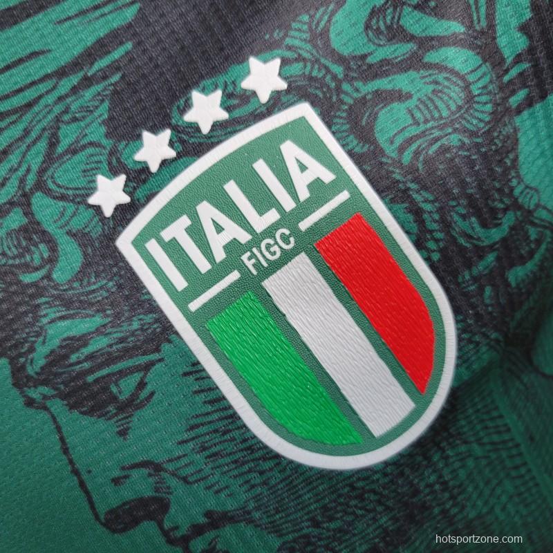 Player Version 2023 Italy Special Edition Green Jersey
