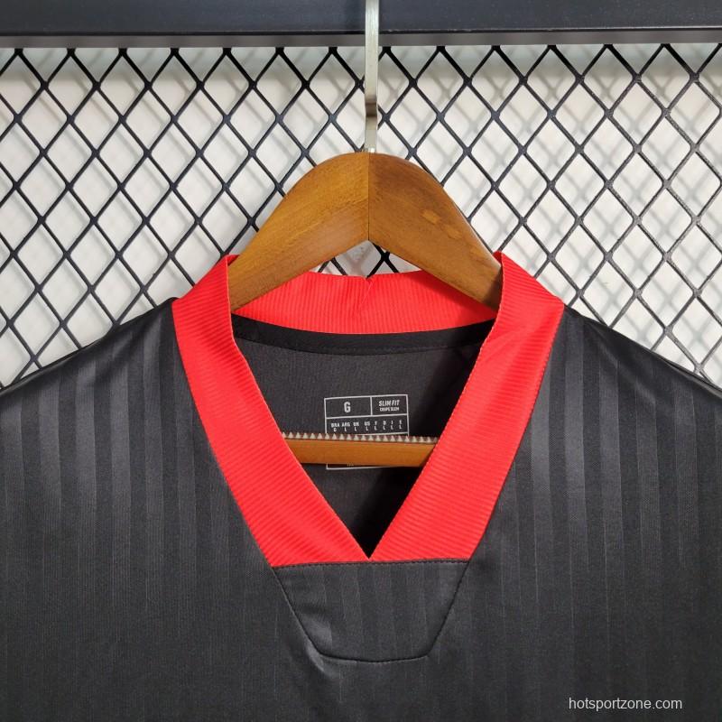 23-24 River Plate Icon Black Jersey With Embroidery Logo