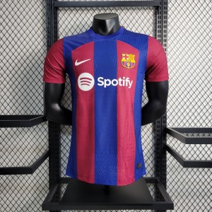 23-24 Players Barcelona Home Player Soccer Jersey