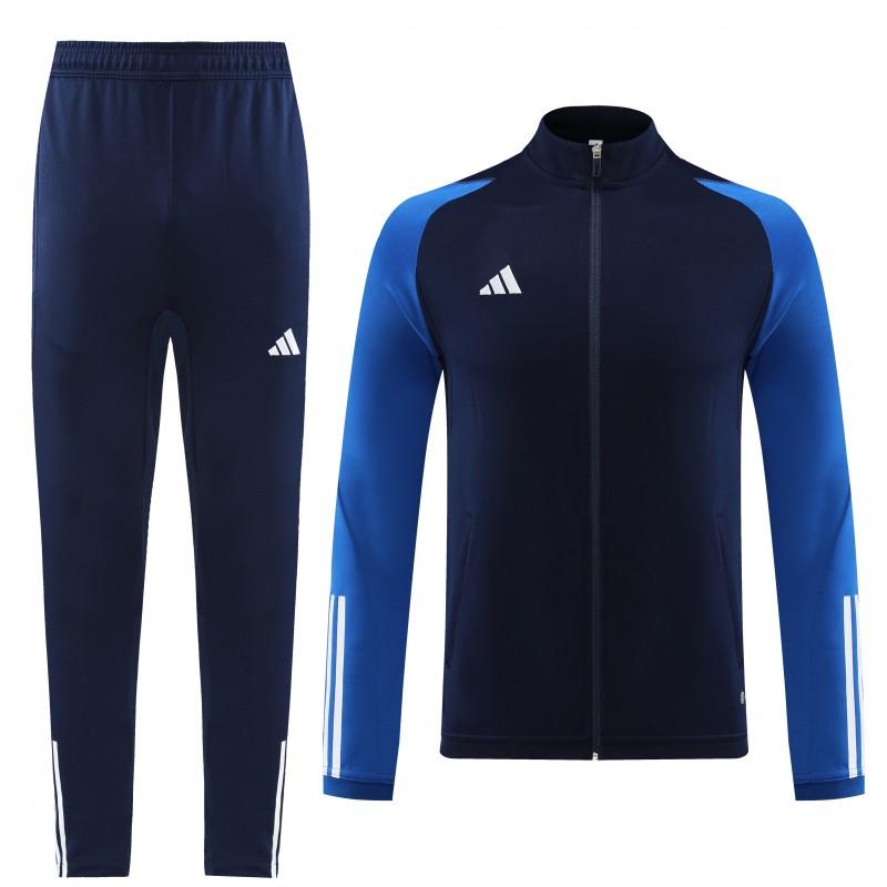 2023 Adidas Navy Full Zipper Jacket +Pants