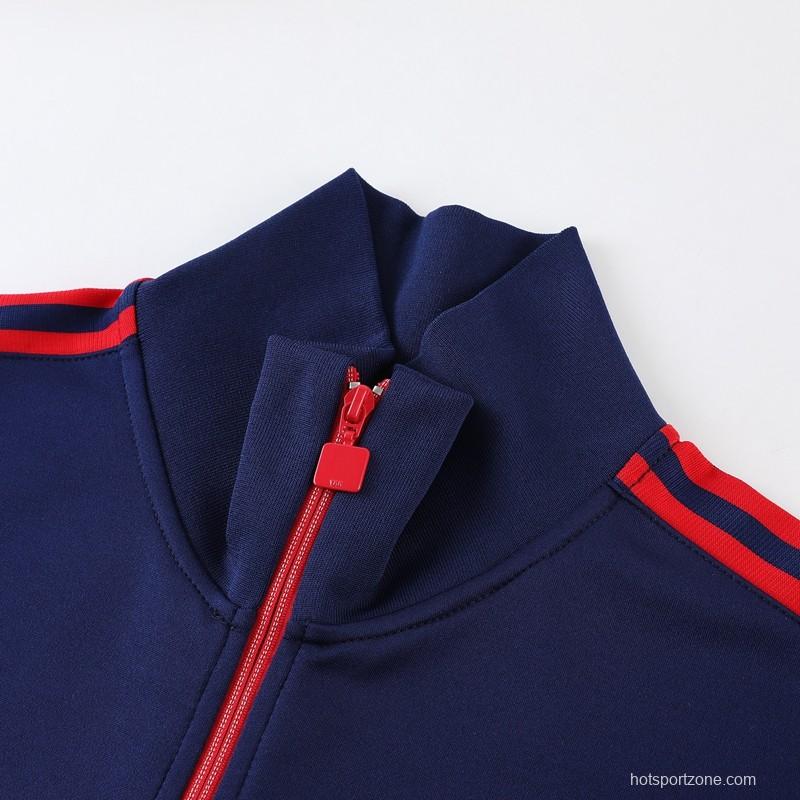 2023 Adidas Original Navy Full Zipper Jacket +Pants