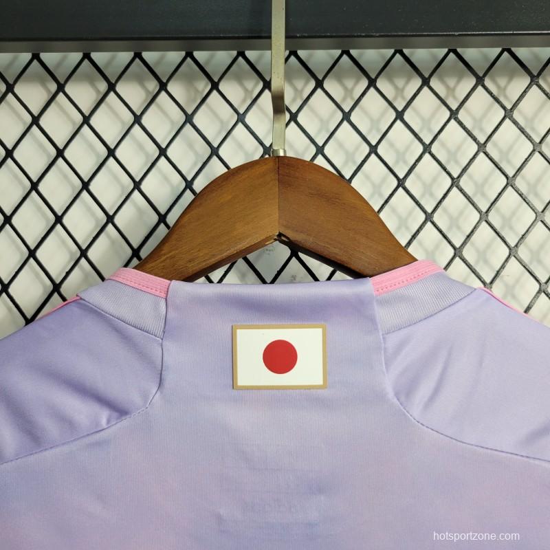 2023 Women Japan Away Pink Jersey