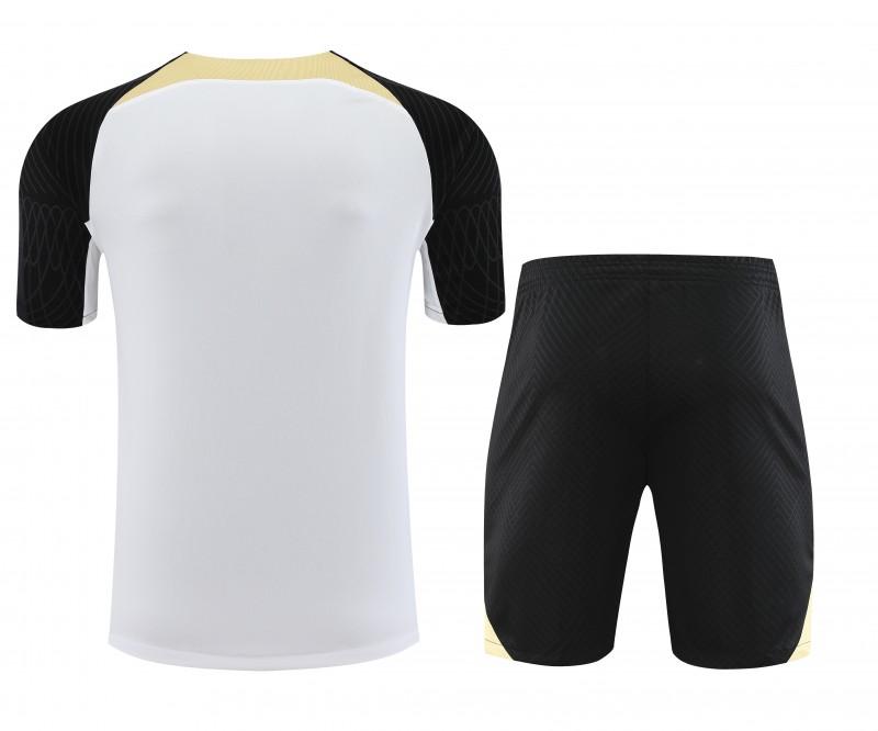 23-24 Chelsea White Black Short Sleeve+Shorts