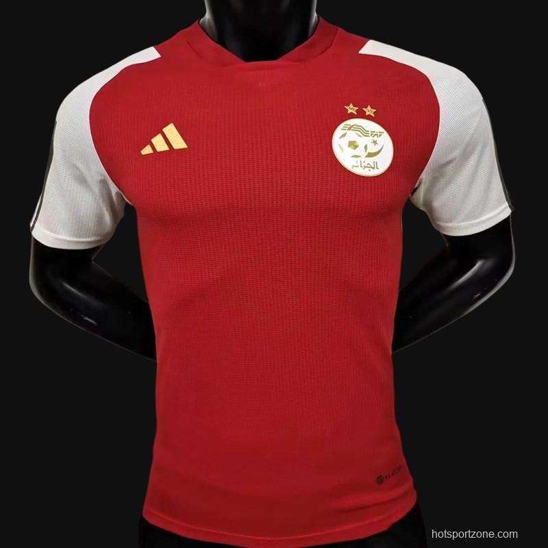 Player Version 23/24 Algeria Away Red Jersey