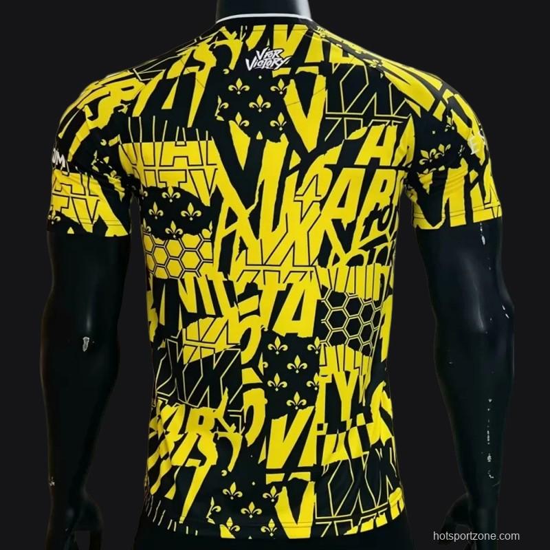 Player Version 23/24 PSG TEAM VITALITY Yellow SPECIAL JERSEY