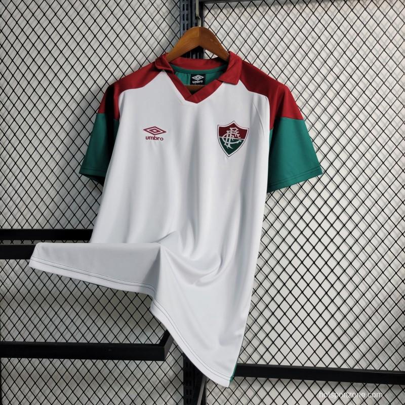 23-24 Fluminense Training White Green  Jersey