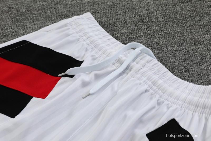 23-24 Flamengo White Remake Icon White Short Sleeve Jersey+Shorts