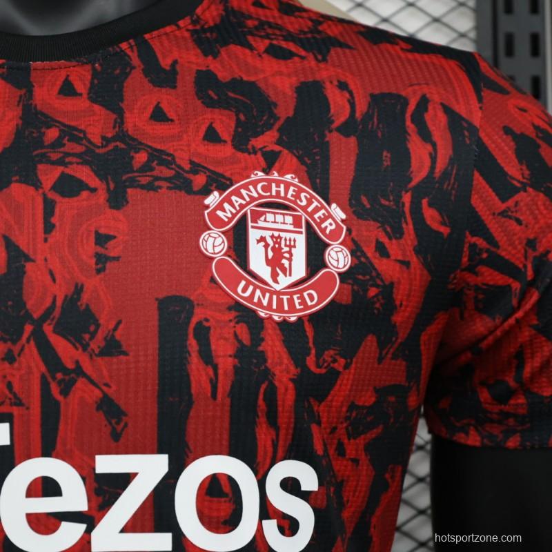 Player Version 23/24 Manchester United Red Training Jersey