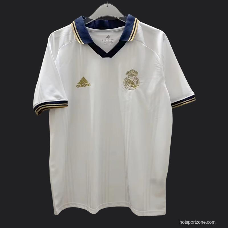 Retro 19/20 Real Madrid Home Training Jersey