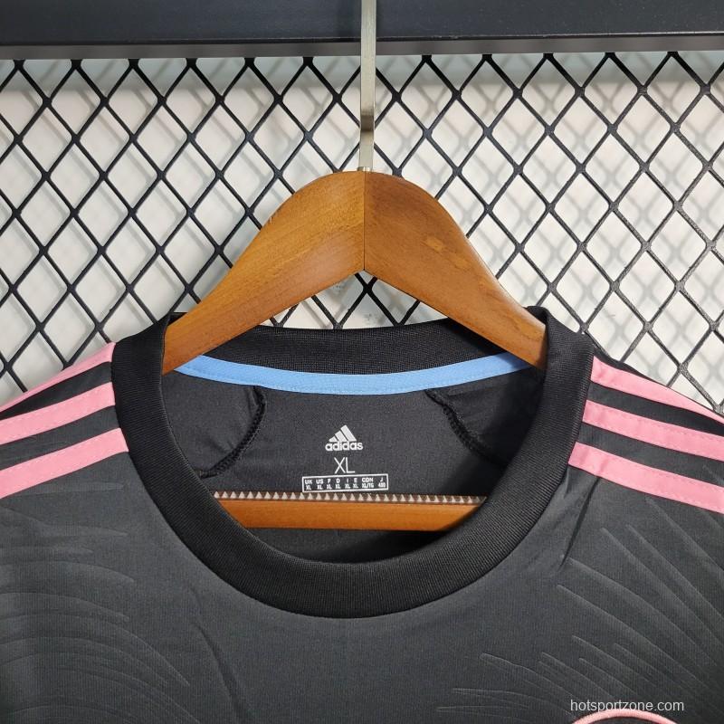 23/24 Inter Miami Away Long Sleeve Black Jersey