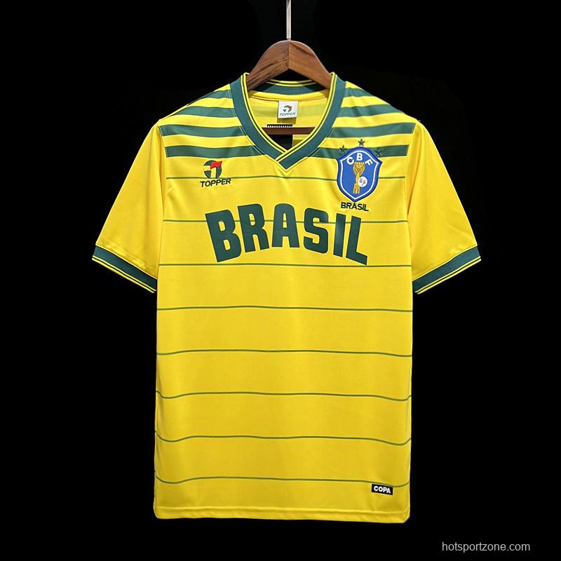 Retro Brazil 1984 Home Jersey