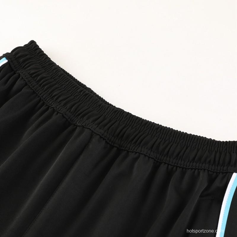 23/24 NIKE Black/Blue Short Sleeve Jersey+Pants