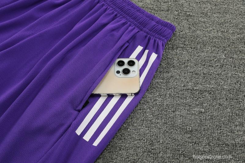 23/24 Cruzeiro Purple Short Sleeve Jersey+Shorts