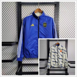 2023 Spain Blue/White Reversible Windbreaker