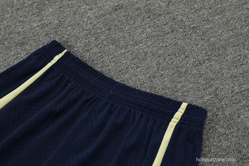 24/25 Club America Navy Vest Short Sleeve Jeresy+Shorts
