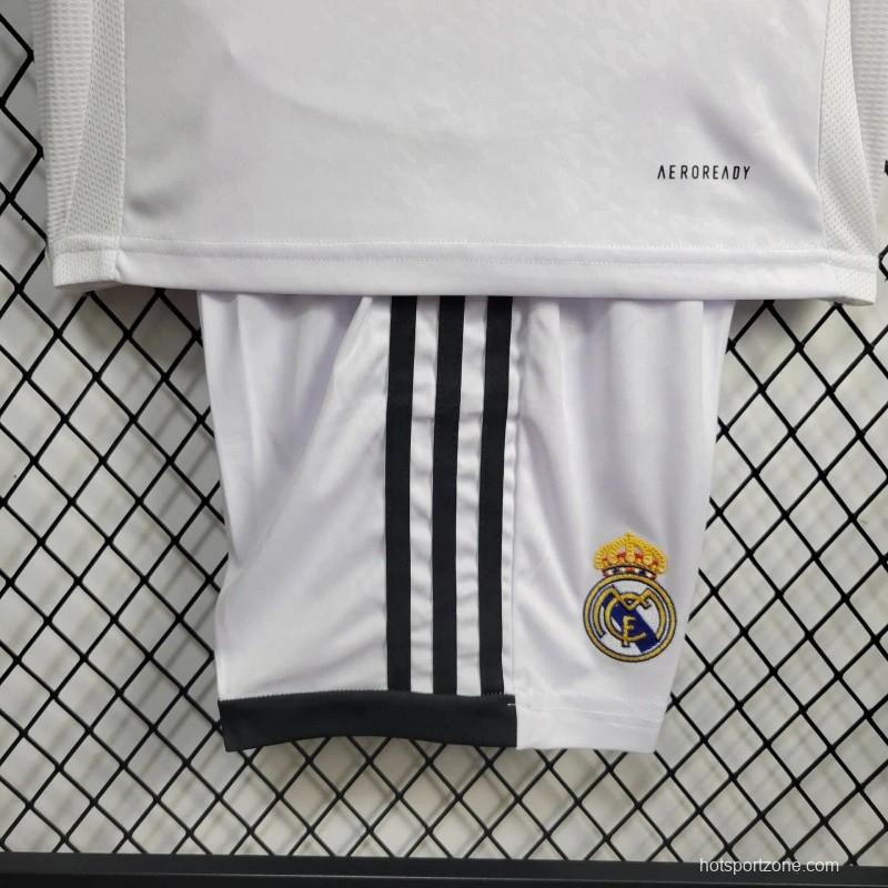 24/25 Kids Real Madrid Home Jersey