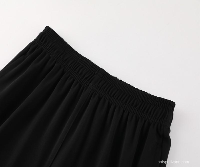 2024 Nike Black/White Half Zipper Jacket+Pants