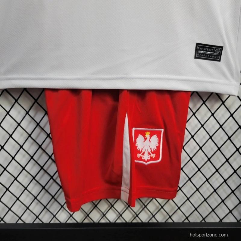 2024 Kids Poland Home Jersey