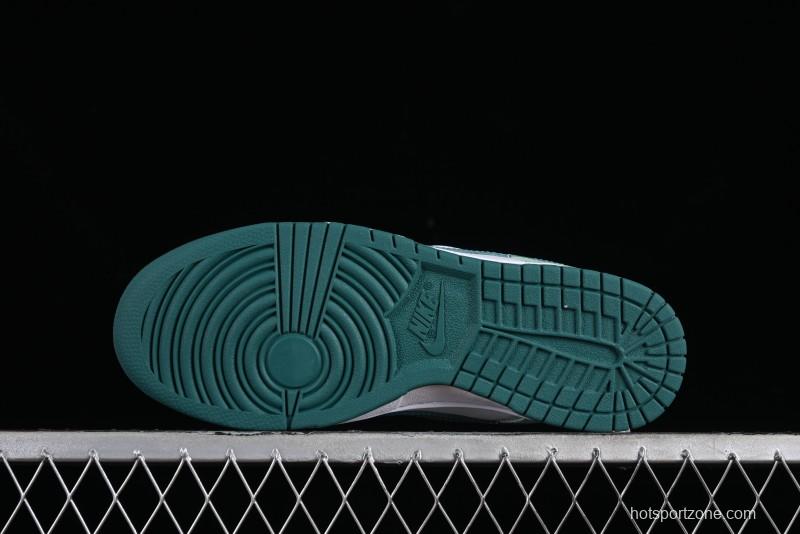 Nike SB Dunk Low White Green Skateboarding Shoes - FD9911-101