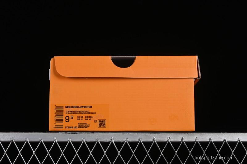 Nike SB Dunk Low LV Collaboration - Tie-Dye Denim Glow in the Dark Anniversary Custom Low-Top Casual Sneakers - FC1688-192
