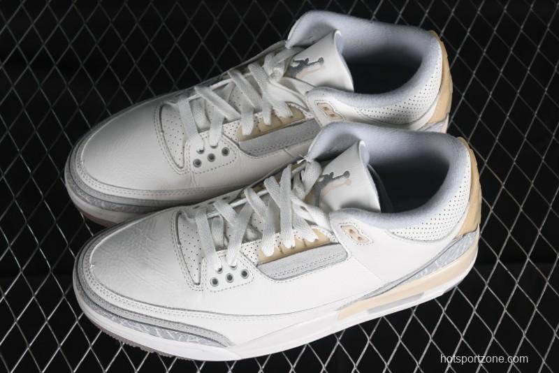 Nike Air Jordan 3 Retro Craft Ivory Sneakers - FJ9479-100