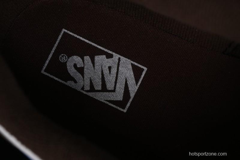 Vans Classics Knu Skool White Blue Brown Colorblock Chunky Tongue Skate Shoes - VN0009QCDMV