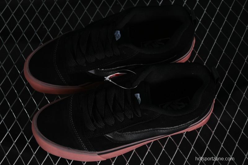 Vans Classics Knu Skool Chunky Tongue Retro Skate Shoes - VN000CRPGRN