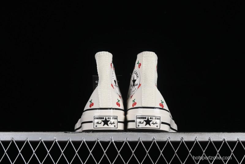 Converse Chuck 1970s Official Cherry Embroidery Canvas Sneakers - A08863C