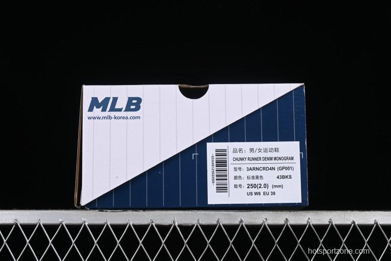 New York Yankees MLB Chunky Runner Basic Lightweight Casual Sneakers - 3ARNCRD4N43BKS