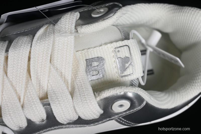 MLB Chunky Liner Metal Senior Series Lightweight Platform Casual Sneakers with 6cm Height Increase - 3ASXCLH3N50GRS