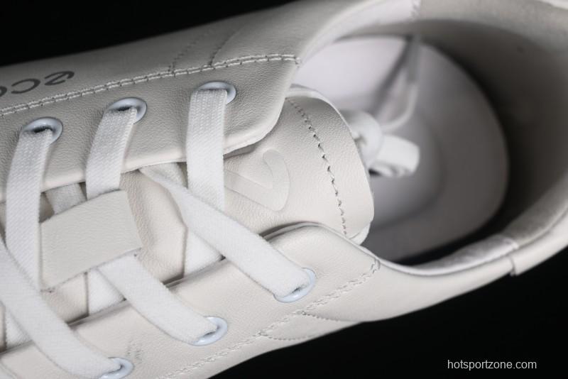 Ecco Soft 60th Anniversary Street Fun Collection Versatile White Sneakers - 63335301002