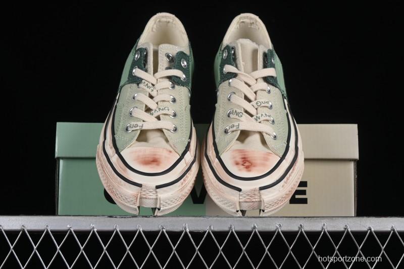 Feng Chen Wang Converse Chuck 70 Low Unisex Deconstructed Canvas Sneakers - A07636C