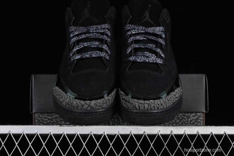 Nike Air Jordan 3 Retro Sneakers in Black with Elephant Print - CK9246-168