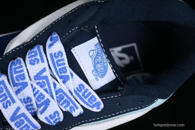 Vans Classics Knu Skool Patchwork Letter Lace-Up Chunky Tongue Platform Sneakers - VN0009QCBLK