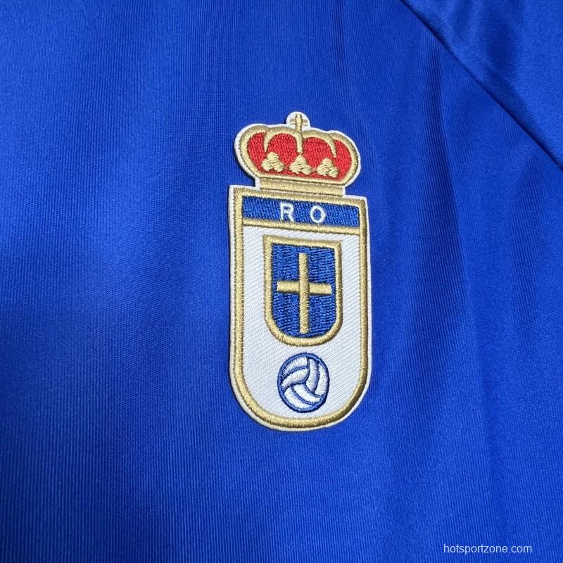 Retro 90/91 Real Oviedo Home Jersey