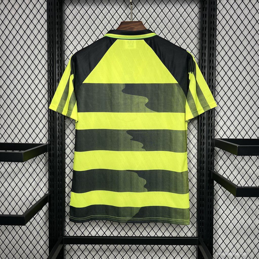 Retro 96/97 Celtic Away Yellow/Black Jersey