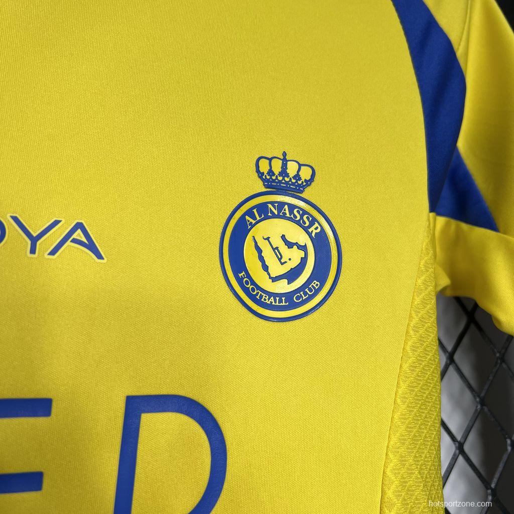 24/25 Kids Al-Nassr Home Jersey