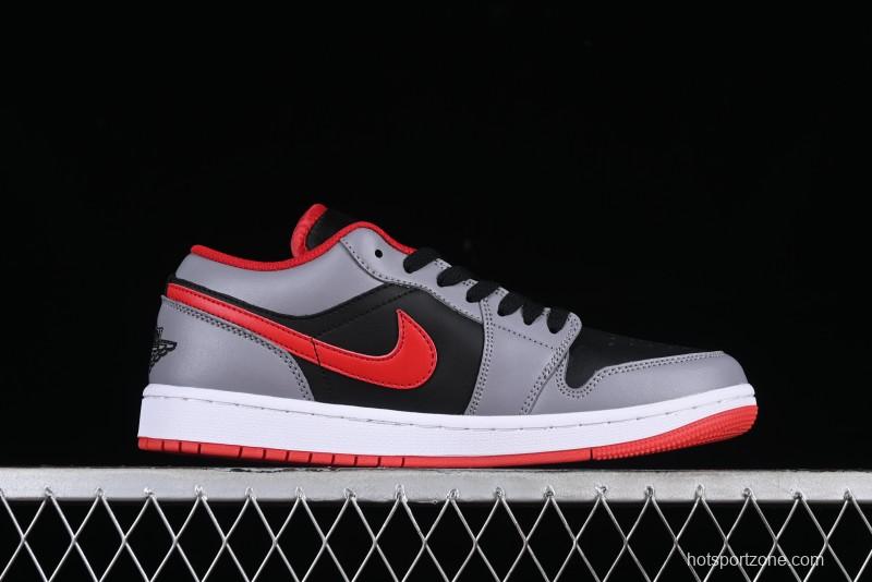 Nike Air Jordan 1 Low AJ1 Cement Grey Low-Top Casual Sneakers - 553558-060