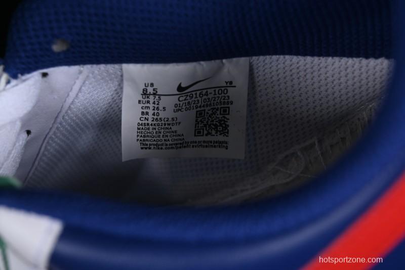 Nike Air Force 1 '07 Low White Blue Red Casual Shoes - CZ9164-100