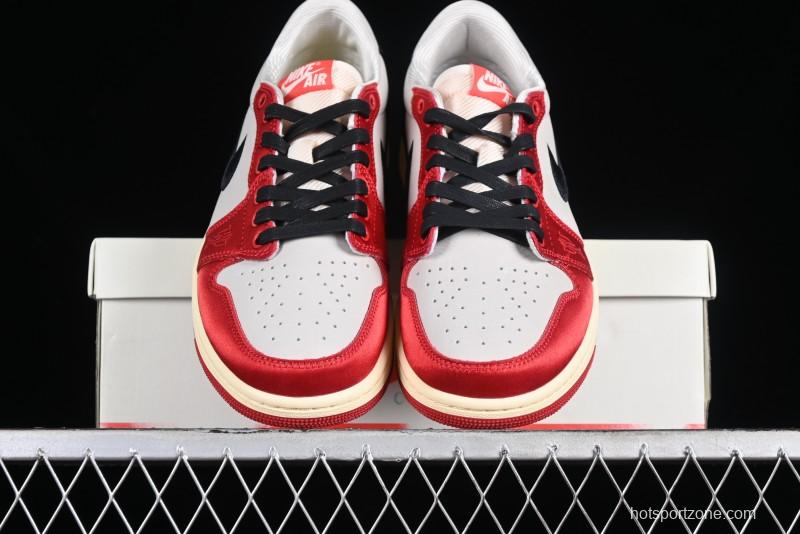 Nike Trophy Room x Jordan 1 Low OG "Away" Casual Sneakers - FN0432-100