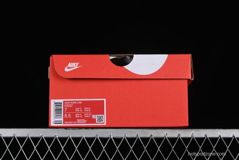 Nike Dunk Low Plaid Variation Retro SB Lace-Up Low-Top Casual Sneakers - DD1503-124