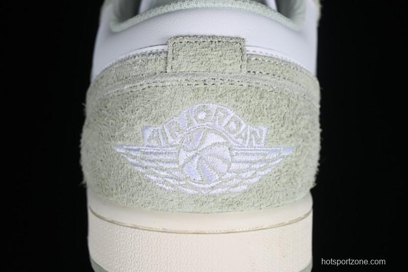 Nike Air Jordan 1 Low AJ1 Apple White Green Low-Top Lifestyle Basketball Shoes - FN5214-131