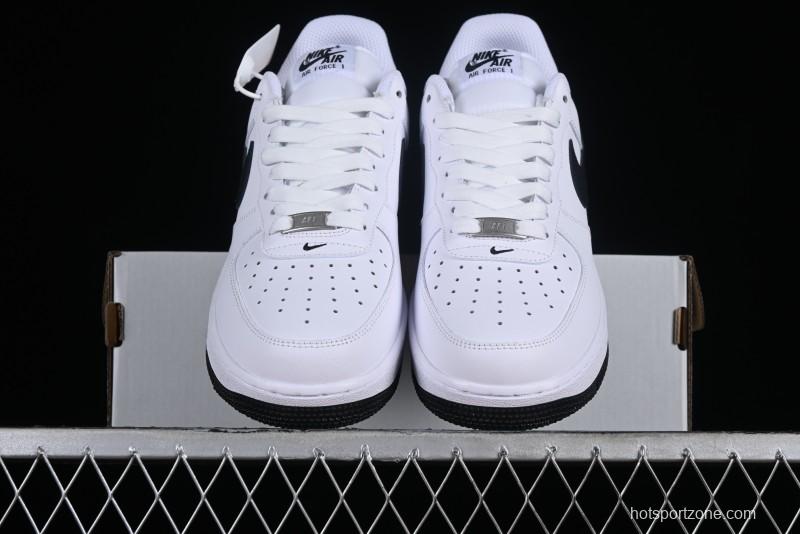 Nike Air Force 1 '07 Low Casual Sneakers in Black and White - FQ4296-101