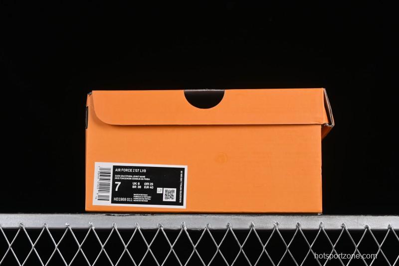 Nike Air Force 1 '07 Low LV Collaboration - Beige Grey Pigskin Casual Sneakers - HD1968-011