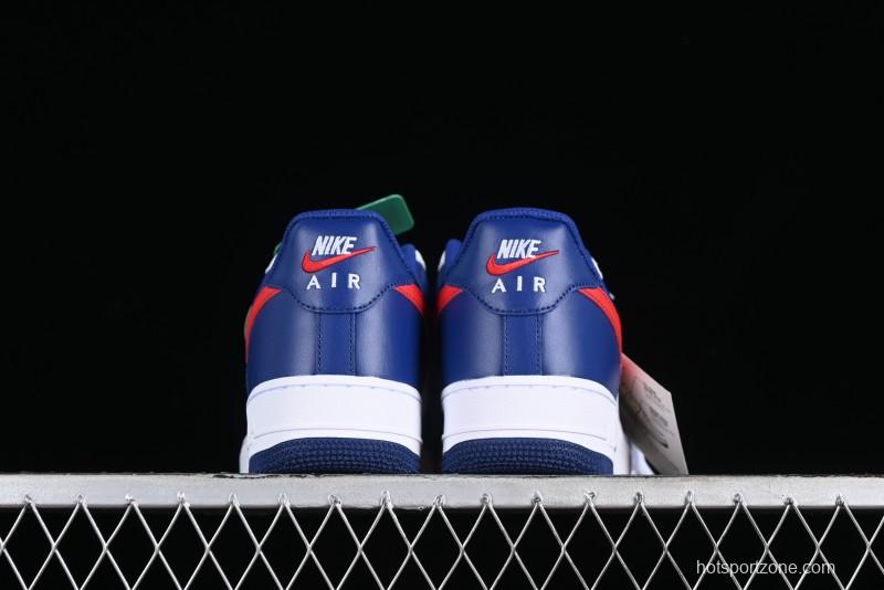 Nike Air Force 1 '07 Low White Blue Red Casual Shoes - CZ9164-100