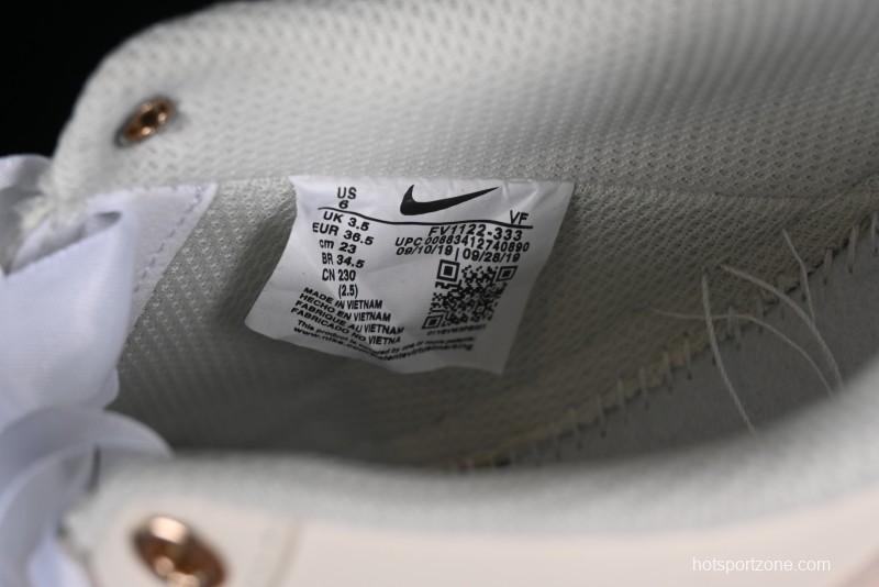 Nike Air Force 1 '07 Low Casual Sneakers in Romantic Pink-Purple with Diamond Chain Accessories - FV1122-333